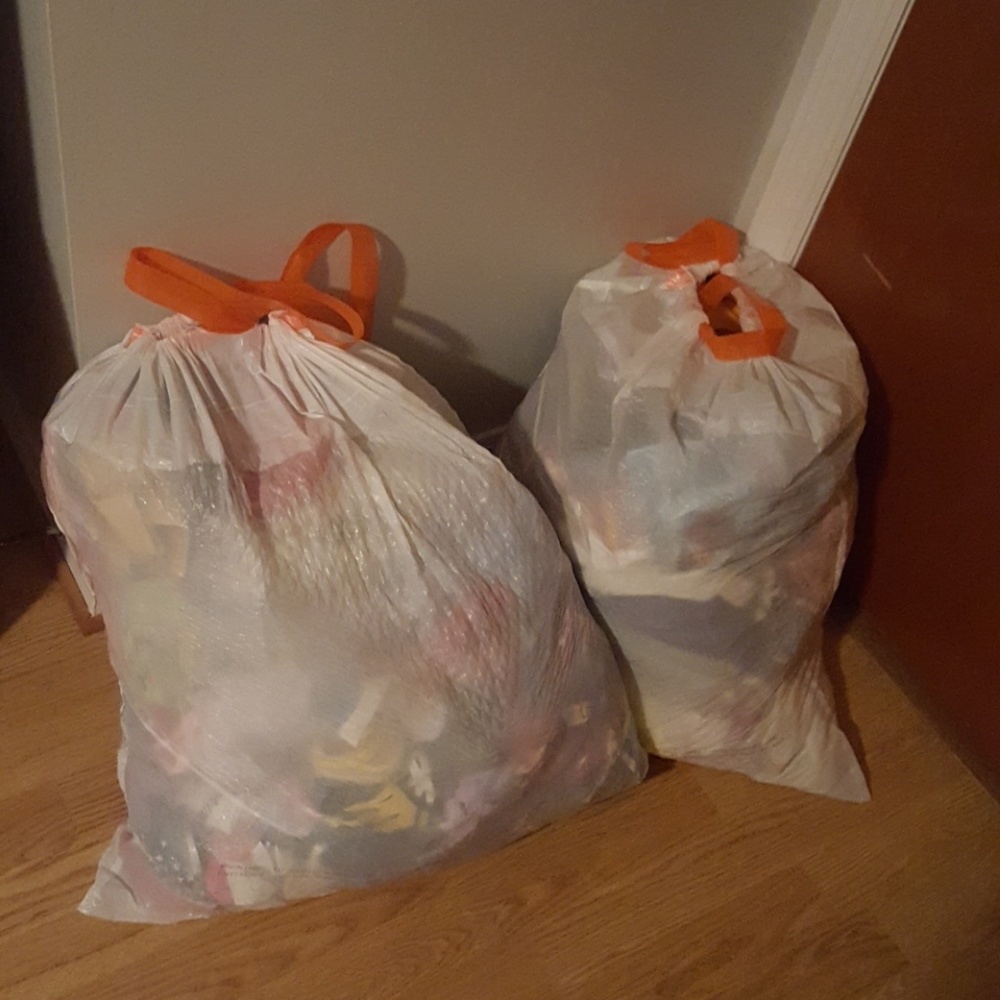 Doll clothes, shoes and accessories.